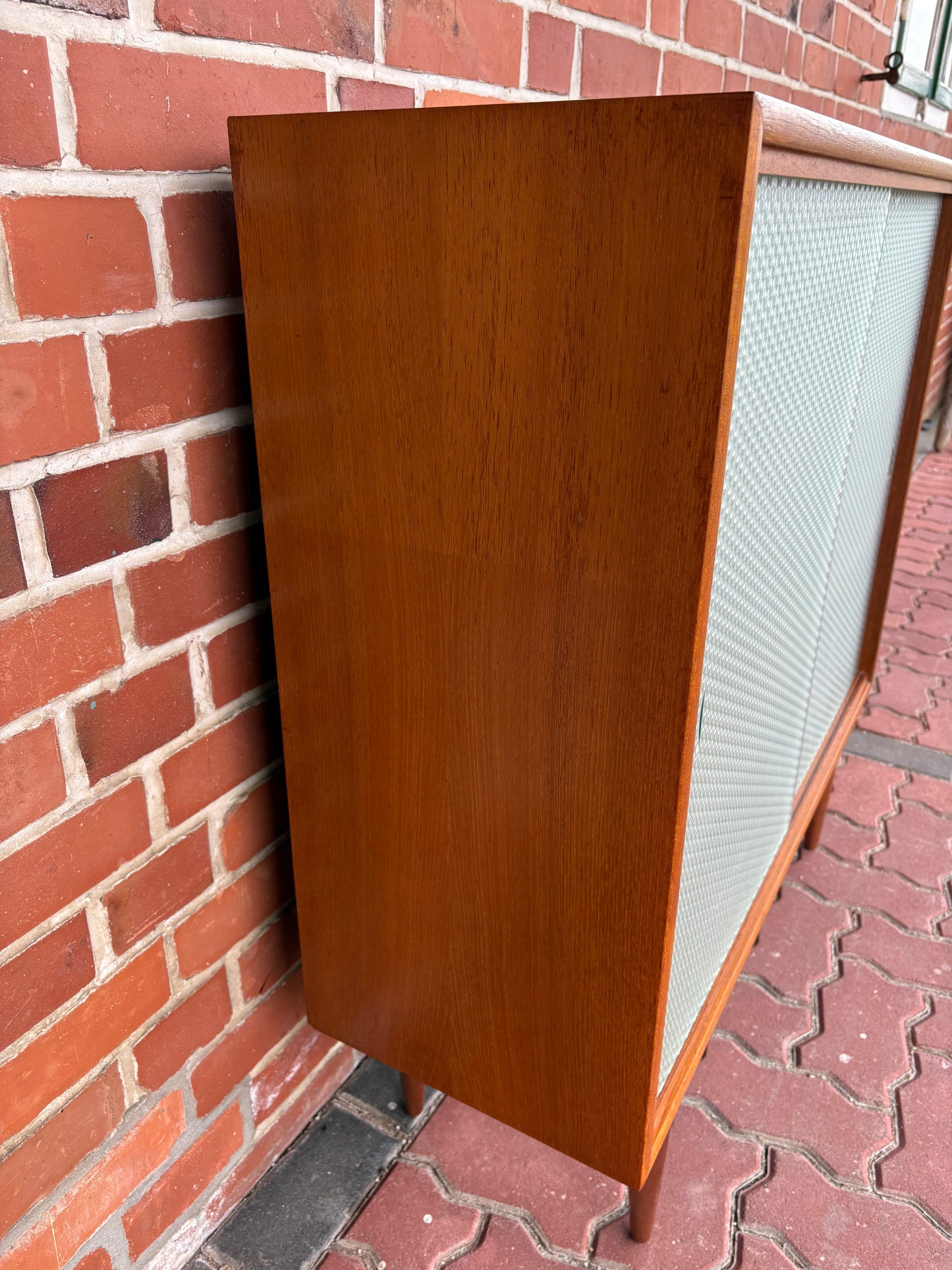 Vintage Vitrine mit Folienglas