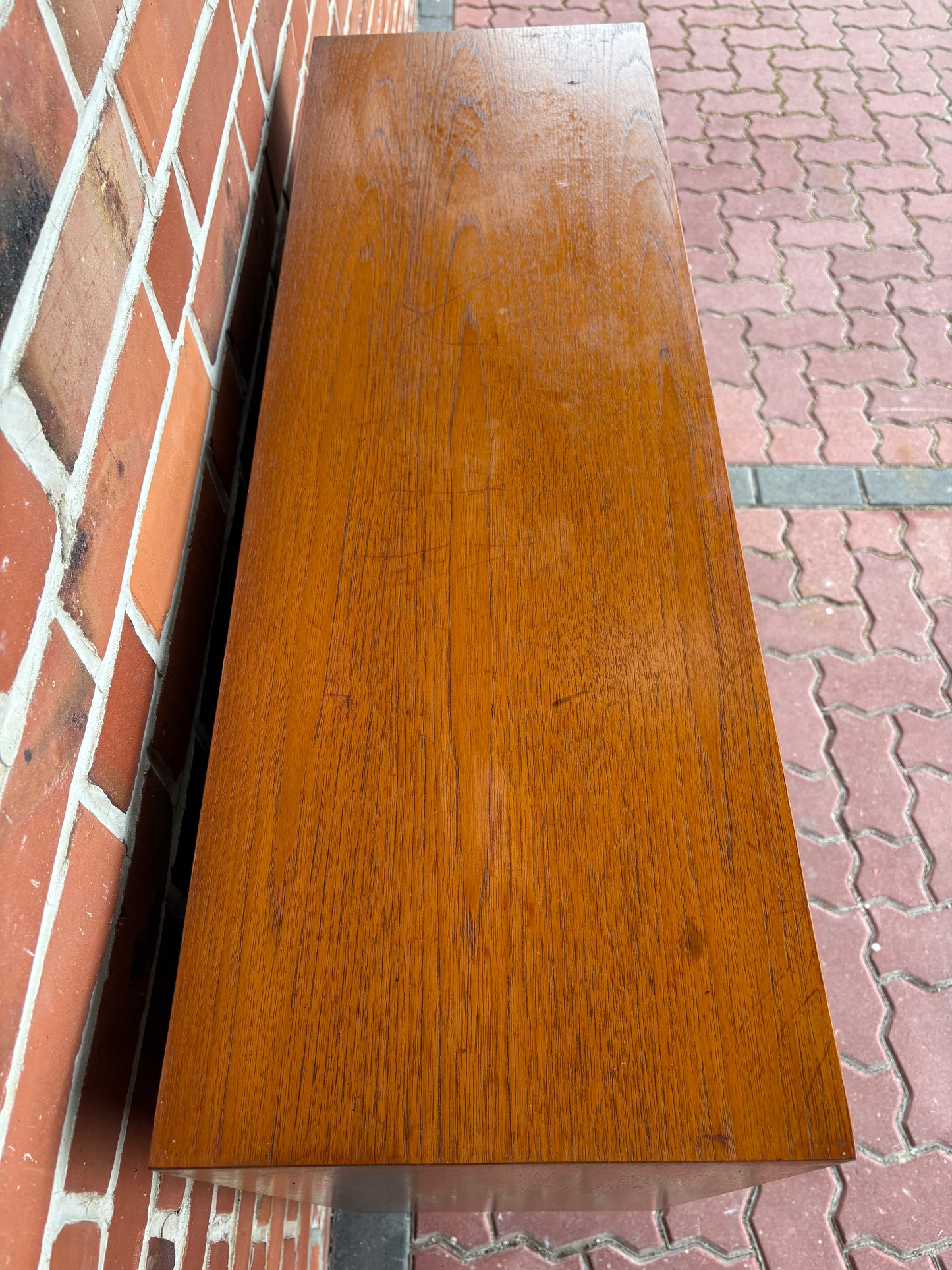 Vintage Vitrine mit Folienglas